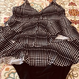 Two piece plus size bathing suit